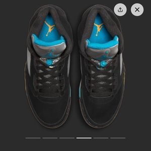 Air Jordan 5 Retro - Black/Taxi/Aquatone.